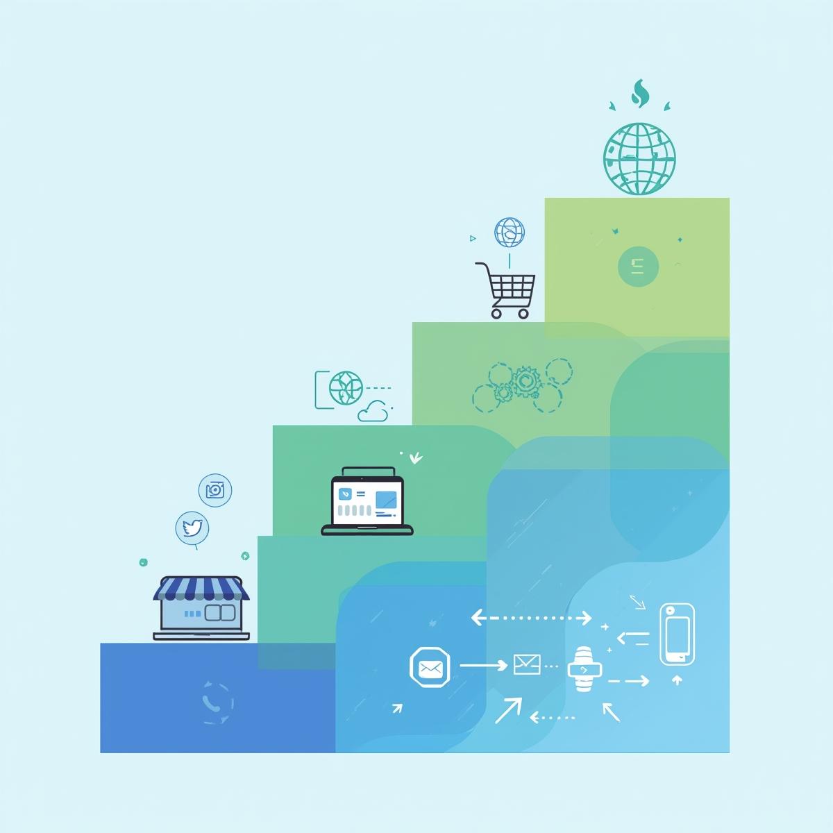 Modèle de croissance en escalier